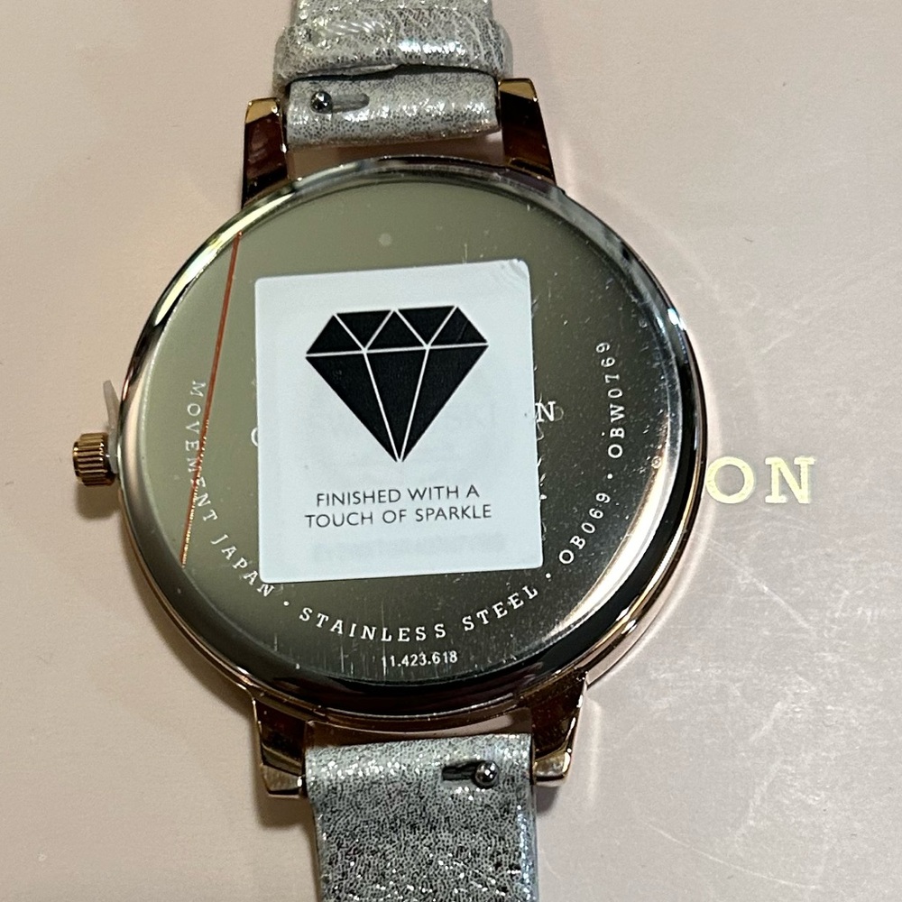 Olivia Burton Under The Sea Glitter Watch With 38mm MultiColored Face - Picture 5 of 9